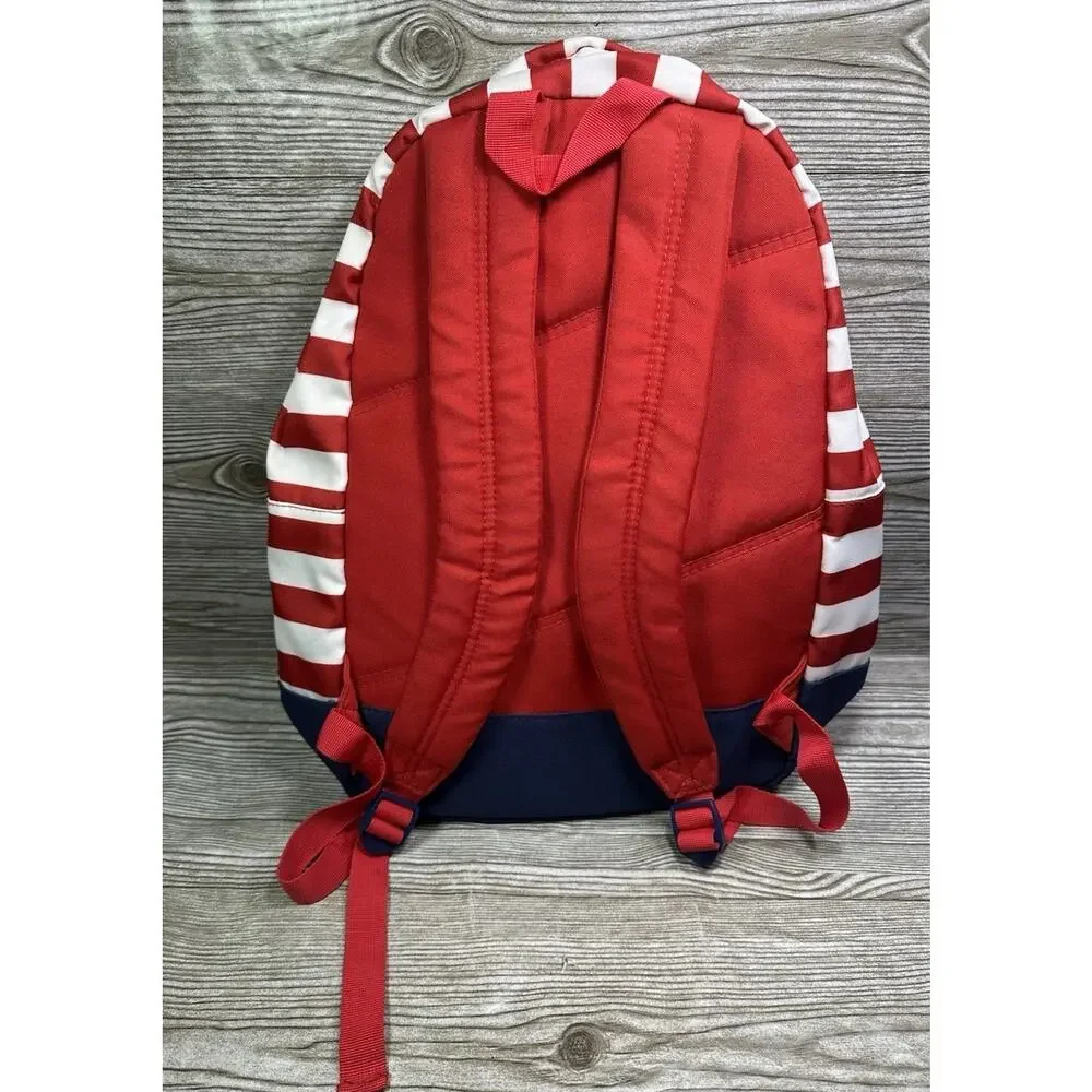Disney Mickey Mouse Americana Striped Backpack American Flag Patriotic